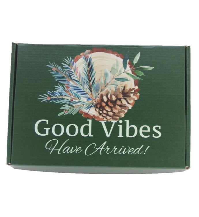 Good Vibes Men's Gift Box- Feathers Card